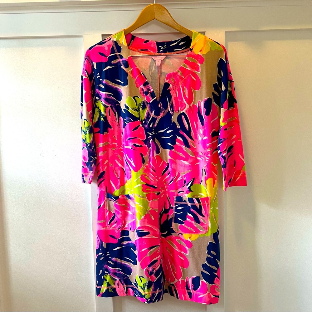 🆕NWT🌴🌸LILLY PULITZER 🌸🌴•Joyce Dress Under the Canopy Print. SIZE SMALL - Picture 6 of 16